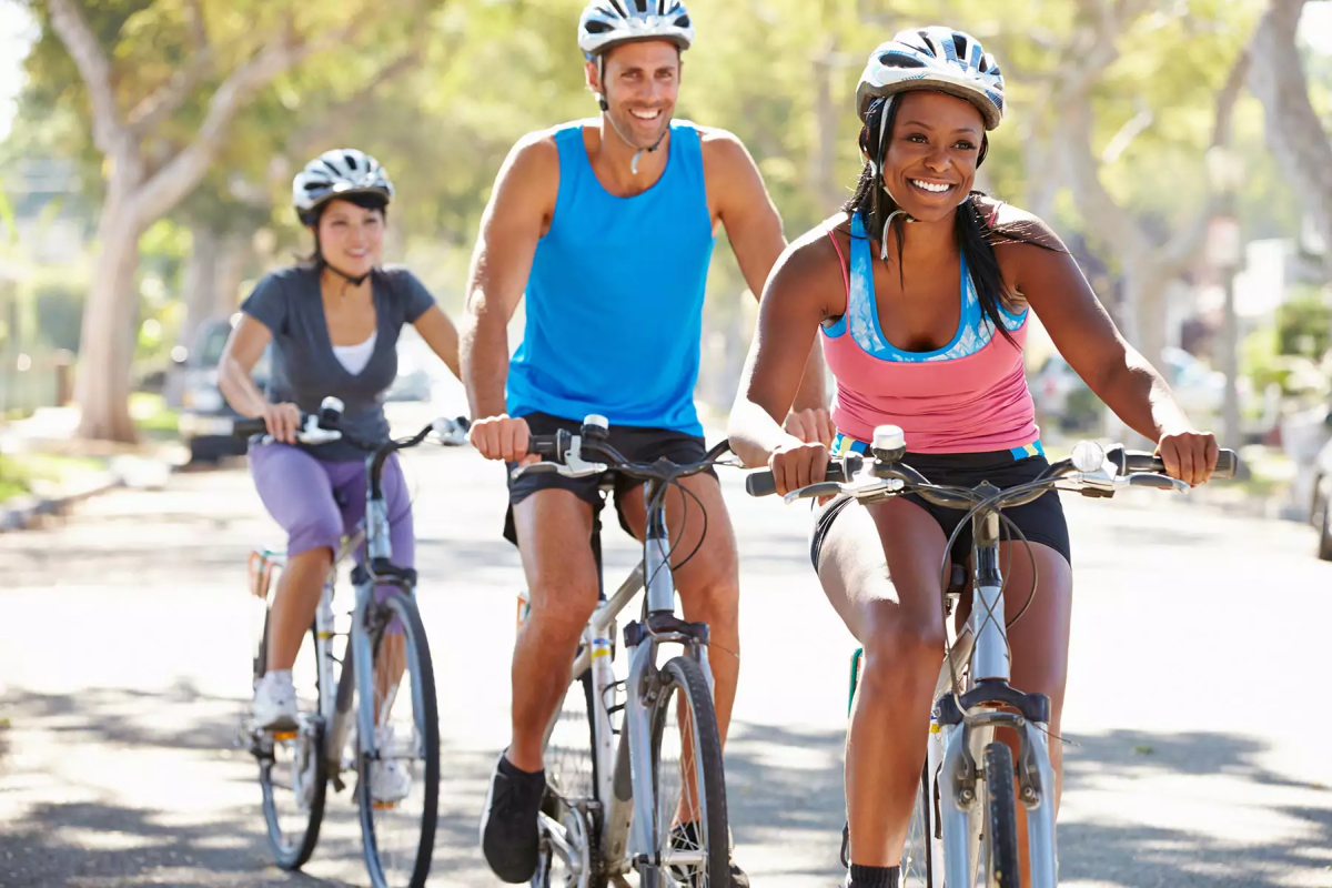 Benefícios de andar de bicicleta